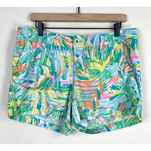 Lilly Pulitzer Pants - Lilly Pulitzer Callahan Shorts Multi Sea and Sun Size 10